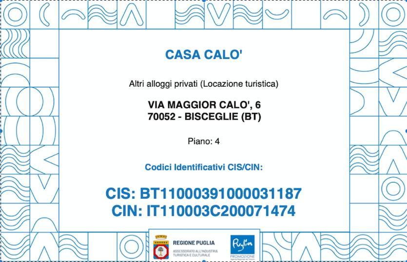 Casa Calo' Apartment Бишелие Екстериор снимка